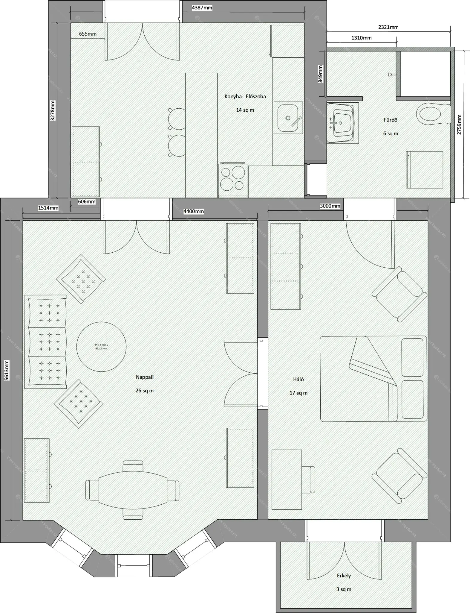 Kiadó albérlet 295000 Ft/hó áron: Budapest, VI. kerület  Vörösmarty utca. Mérete: 70 nm, 2 szobás | Alberlet.hu - 6685830