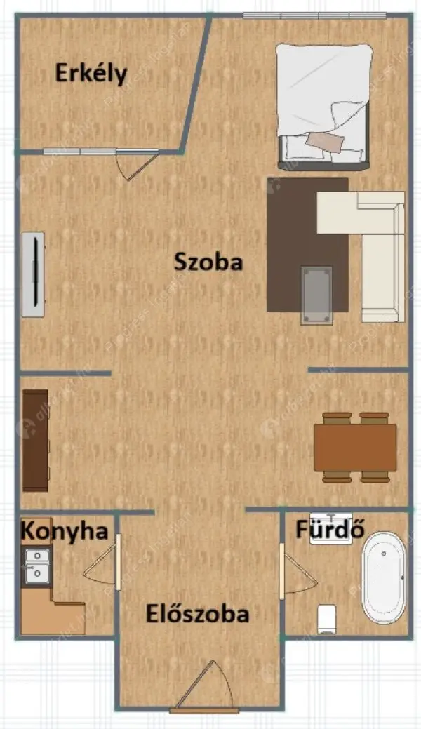 Kiadó albérlet 230000 Ft/hó áron: Budapest, VII. kerület  Bajza utca. Mérete: 36 nm, 1 szobás | Alberlet.hu - 6617218