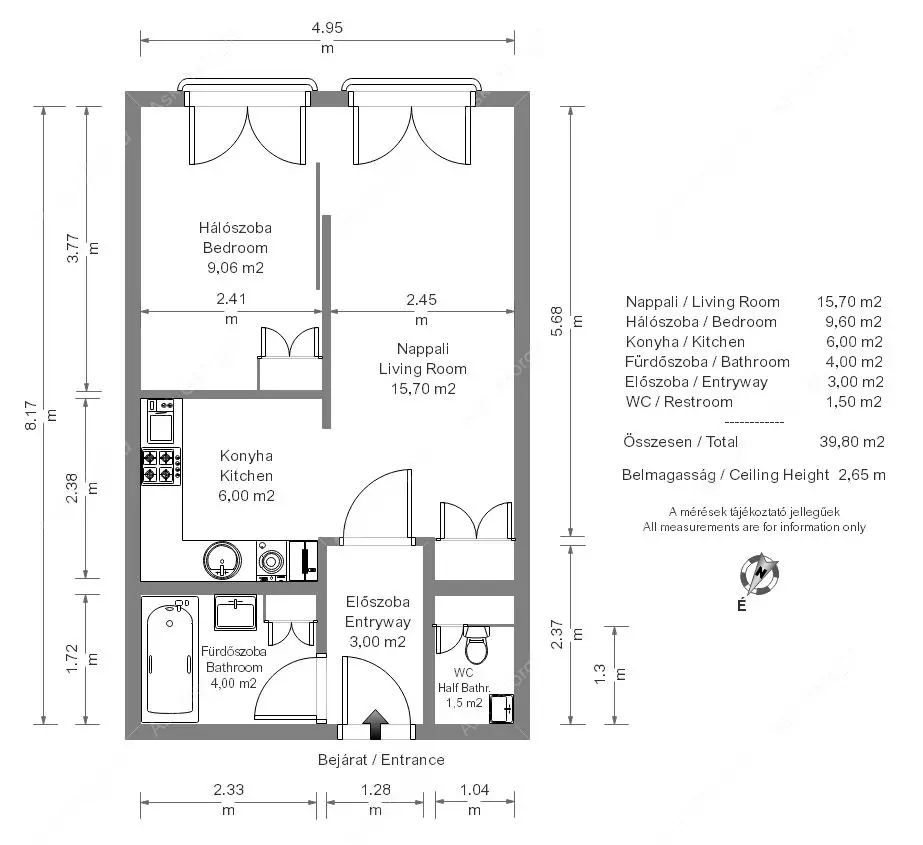 Kiadó albérlet 290000 Ft/hó áron: Budapest, VII. kerület  Dob utca. Mérete: 40 nm, 1 szobás | Alberlet.hu - 6394096