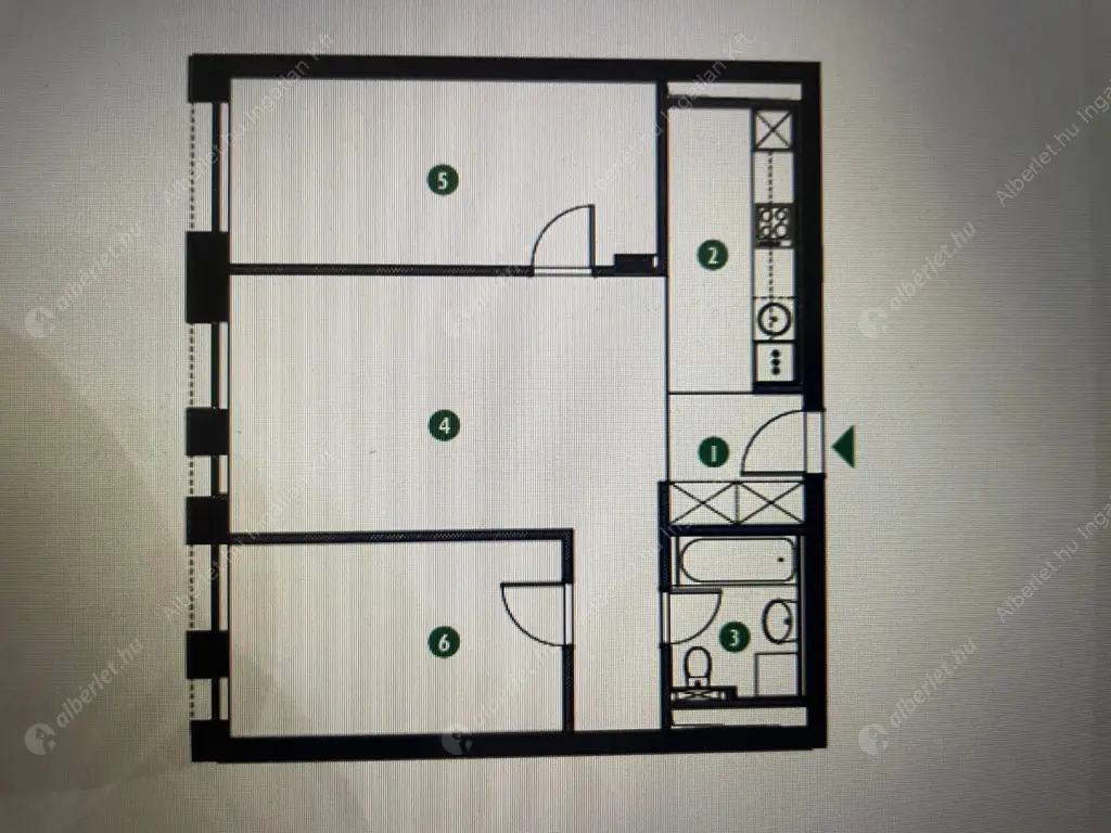 Kiadó albérlet 390000 Ft/hó áron: Budapest, VII. kerület  Garay utca. Mérete: 66 nm, 3 szobás | Alberlet.hu - 6613228