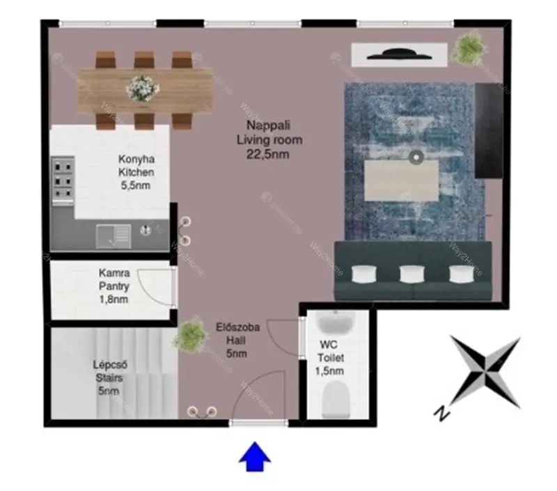 Kiadó albérlet 315000 Ft/hó áron: Budapest, VII. kerület  Gozsdu udvar. Mérete: 57 nm, 2 szobás | Alberlet.hu - 6657890