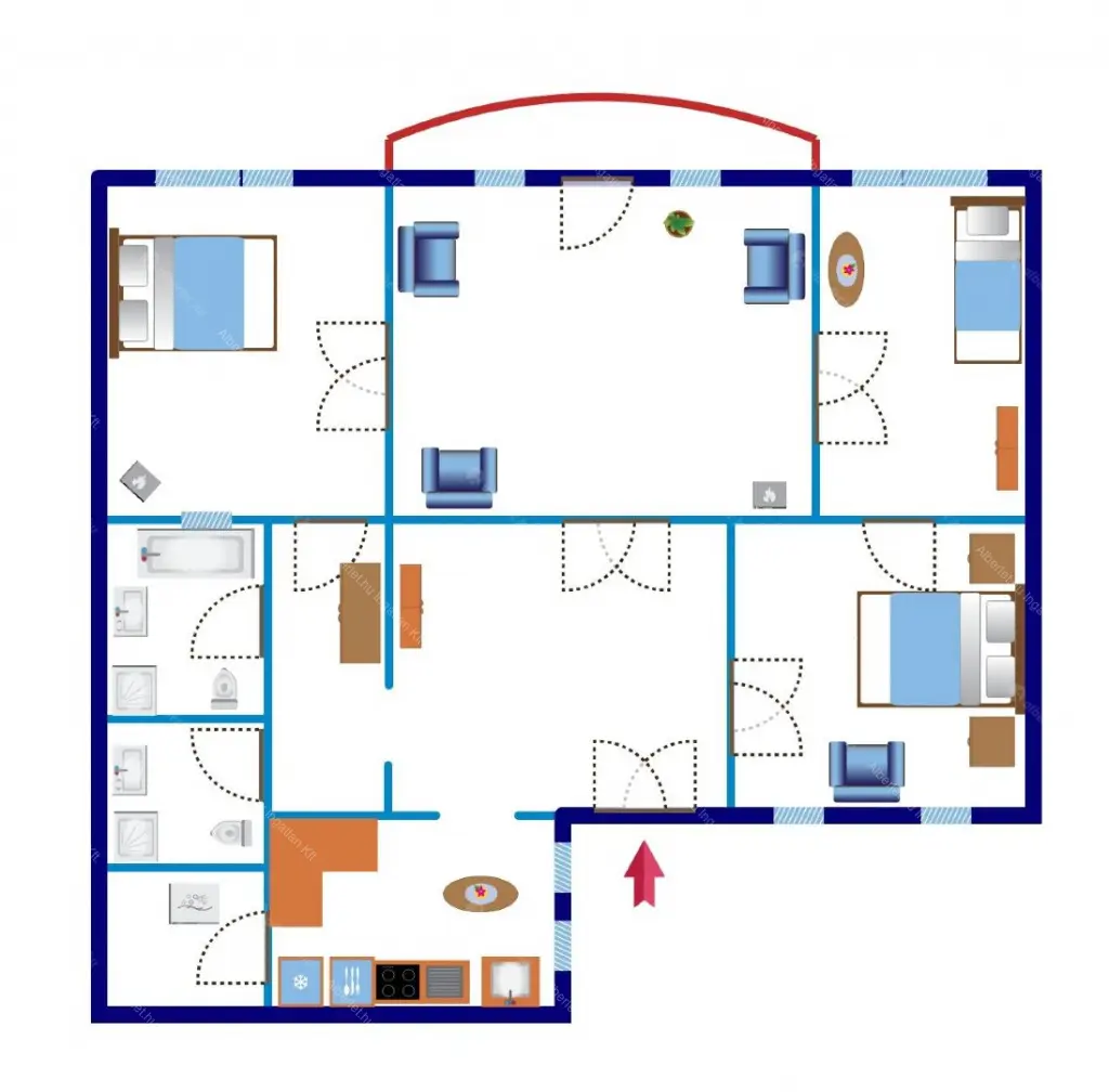 Kiadó albérlet 400000 Ft/hó áron: Budapest, VII. kerület  István utca. Mérete: 136 nm, 4 szobás | Alberlet.hu - 6707585