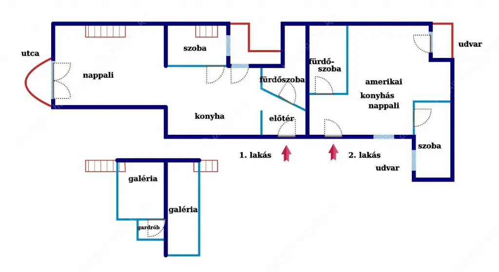 Kiadó albérlet 399000 Ft/hó áron: Budapest, VII. kerület  Izabella utca. Mérete: 59 nm, 2 szobás | Alberlet.hu - 6550937