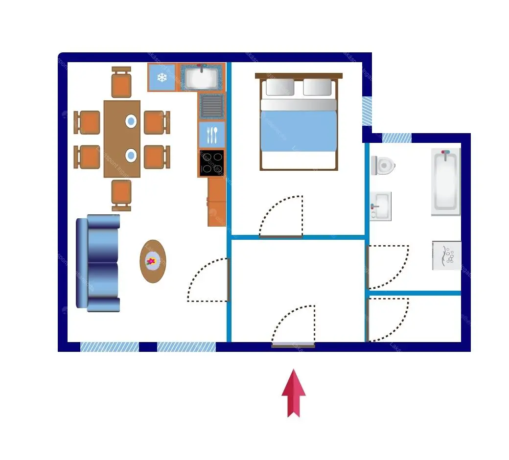 Kiadó albérlet 255000 Ft/hó áron: Budapest, VII. kerület  Király utca. Mérete: 43 nm, 2 szobás | Alberlet.hu - 6704578