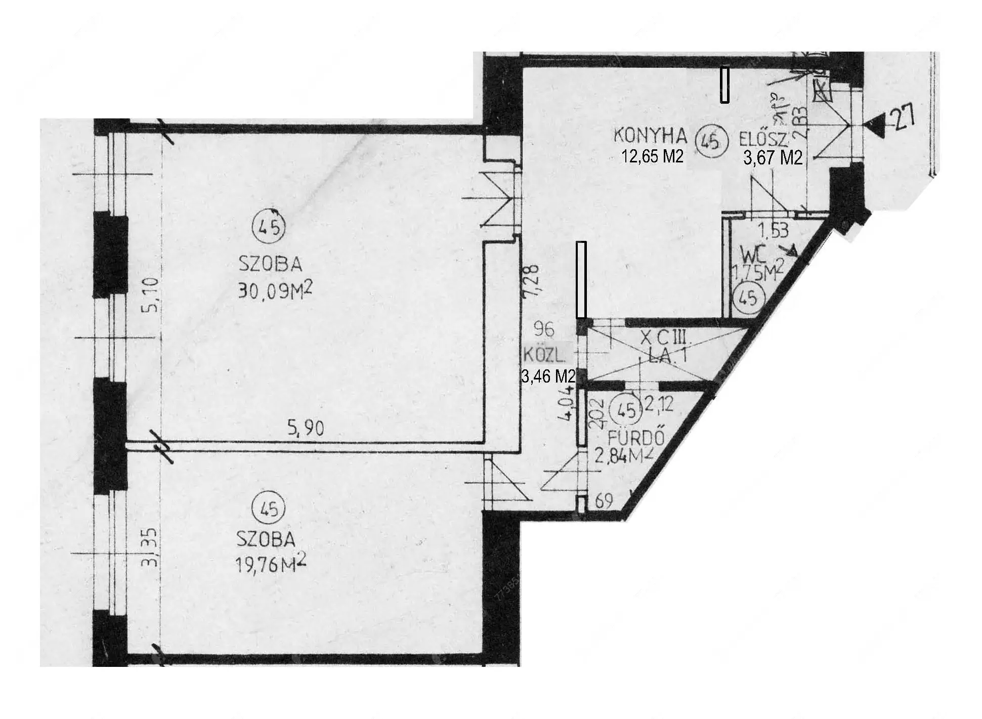 Kiadó albérlet 200000 Ft/hó áron: Budapest, VII. kerület  Klauzál tér. Mérete: 74 nm, 2 szobás | Alberlet.hu - 6638502