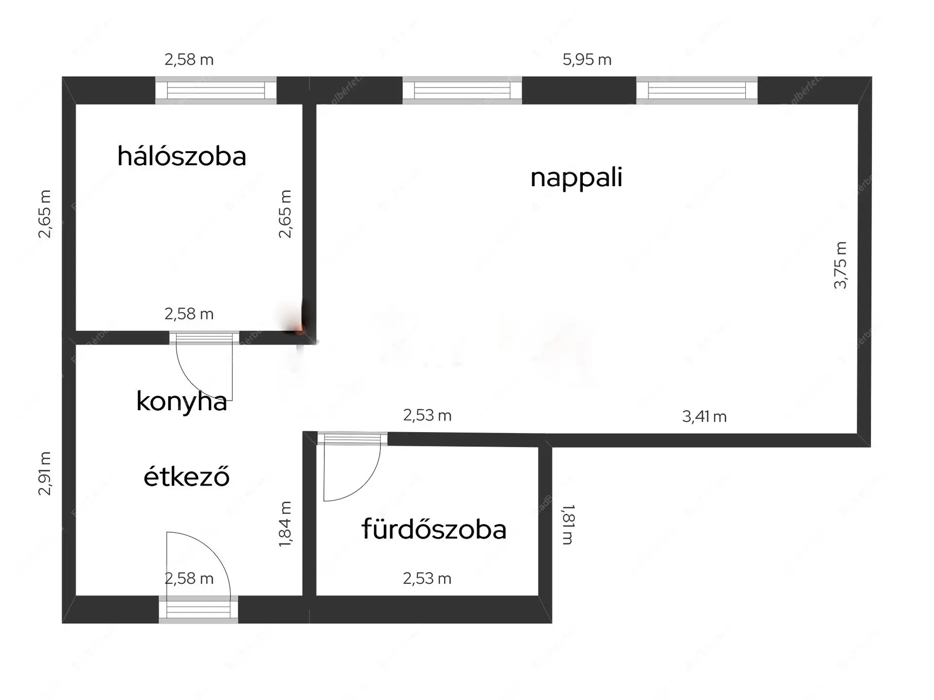 Kiadó albérlet 300000 Ft/hó áron: Budapest, VII. kerület  Murányi utca. Mérete: 41 nm, 1 szobás | Alberlet.hu - 6543611