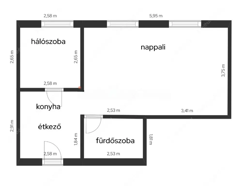 Kiadó albérlet 280000 Ft/hó áron: Budapest, VII. kerület  Murányi utca. Mérete: 41 nm, 1 szobás | Alberlet.hu - 6554722