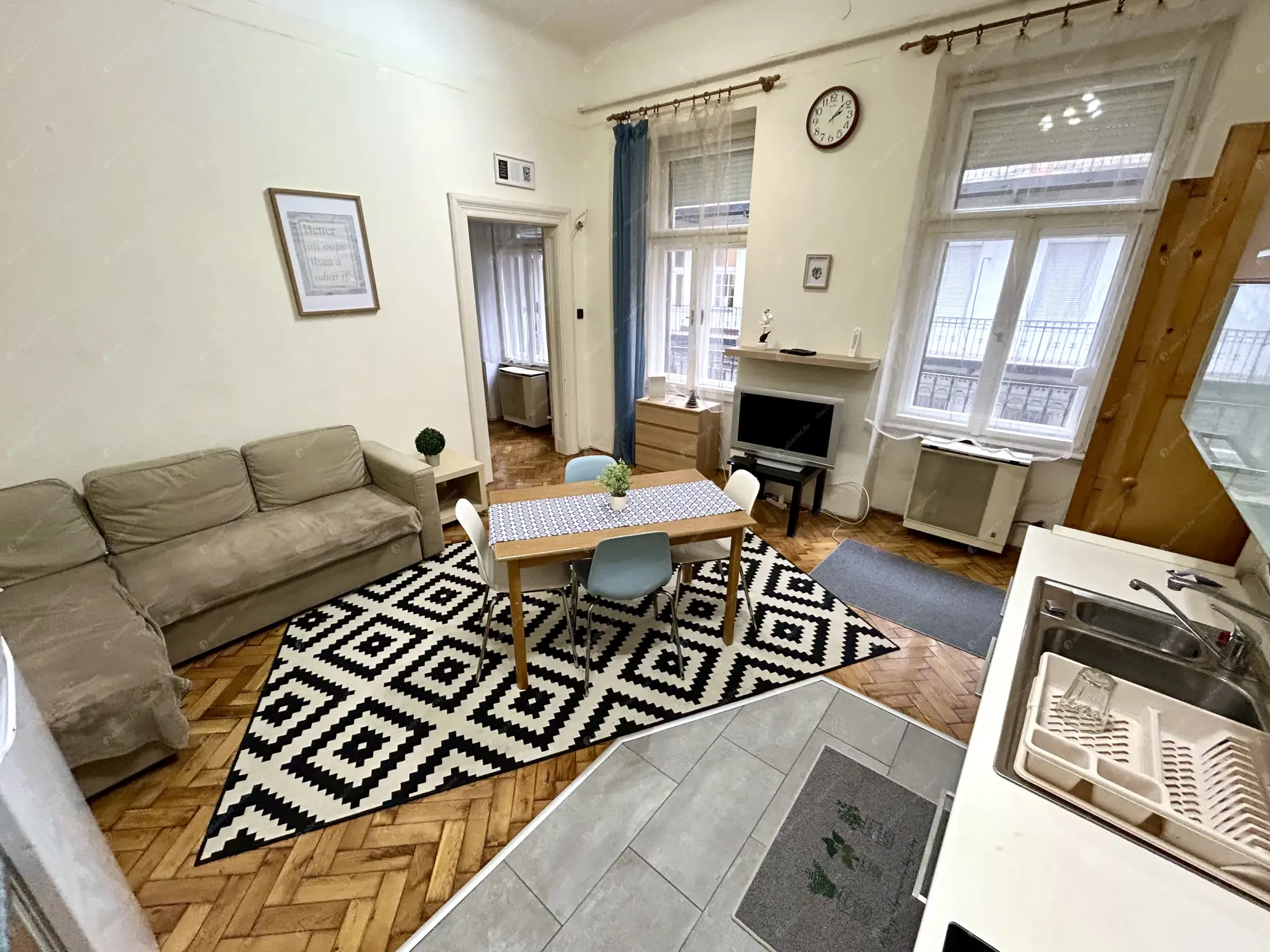 Kiadó albérlet 280000 Ft/hó áron: Budapest, VII. kerület  Péterfy Sándor utca. Mérete: 68 nm, 3 szobás | Alberlet.hu - 6636739