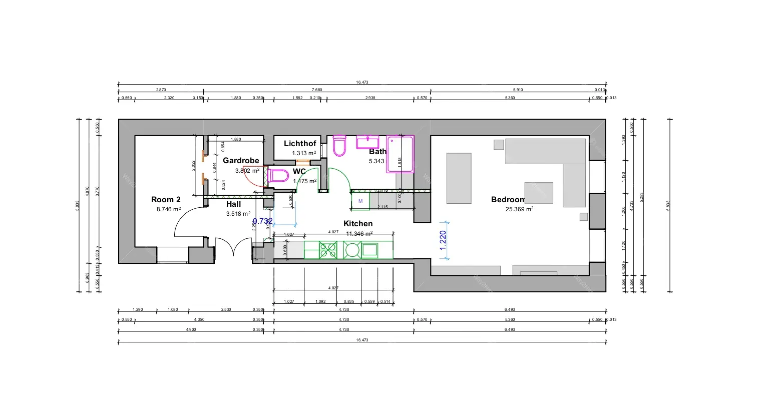Kiadó albérlet 334000 Ft/hó áron: Budapest, VII. kerület  Wesselényi utca. Mérete: 65 nm, 2 szobás | Alberlet.hu - 6665684