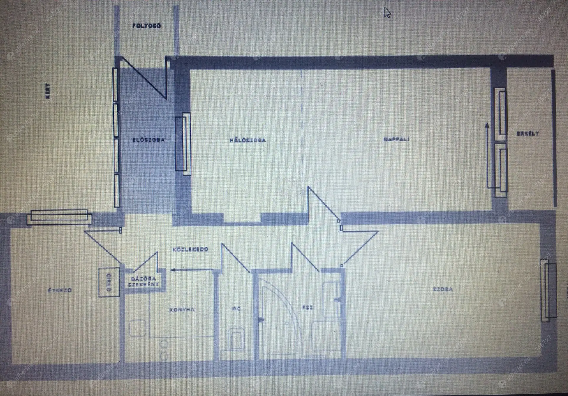 Kiadó albérlet 270000 Ft/hó áron: Budapest, VIII. kerület   Győrffy István utca . Mérete: 70 nm, 2 szobás | Alberlet.hu - 6254888