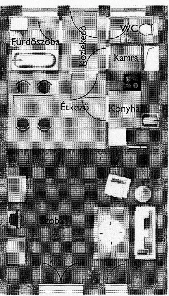 Kiadó albérlet 240000 Ft/hó áron: Budapest, VIII. kerület  Jázmin utca. Mérete: 45 nm, 1 szobás | Alberlet.hu - 6603042