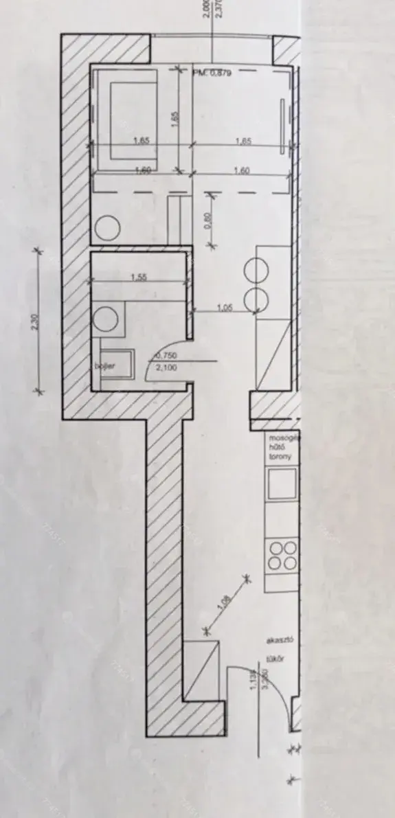 Kiadó albérlet 190000 Ft/hó áron: Budapest, VIII. kerület  Szeszgyár utca. Mérete: 28 nm, 1 szobás | Alberlet.hu - 6652108