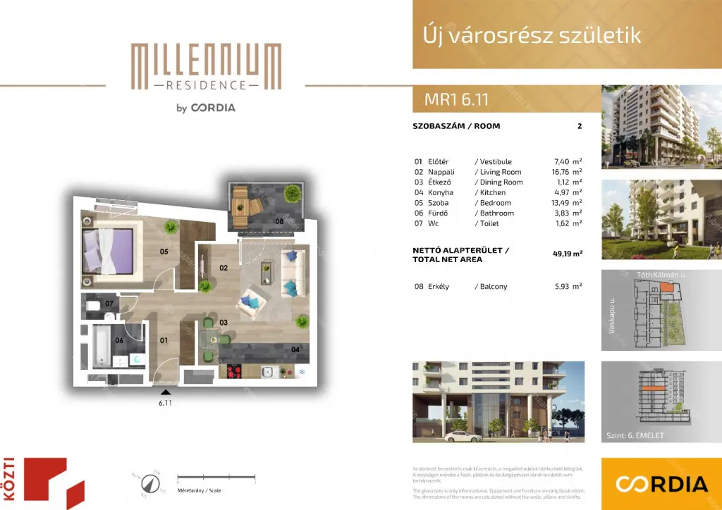 Kiadó albérlet 282000 Ft/hó áron: Budapest, X. kerület  Örs vezér tere. Mérete: 45 nm, 2 szobás | Alberlet.hu - 6659948