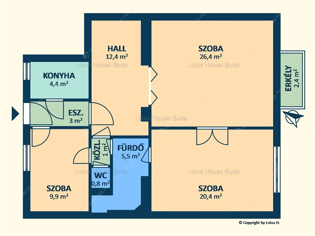 Kiadó albérlet 280000 Ft/hó áron: Budapest, XI. kerület  Bartók Béla út. Mérete: 84 nm, 3 szobás | Alberlet.hu - 6555805