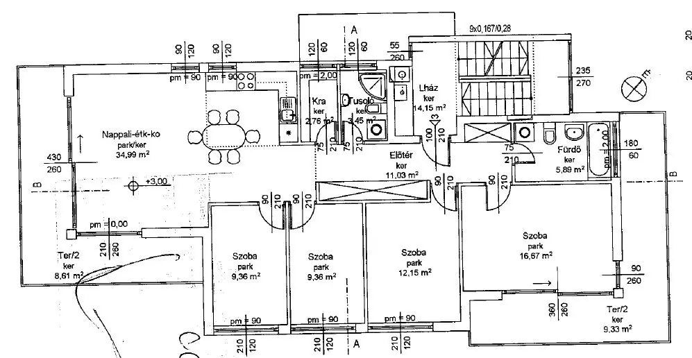 Kiadó albérlet 790000 Ft/hó áron: Budapest, XI. kerület  Beregszász út. Mérete: 124 nm, 3 szobás | Alberlet.hu - 6653426