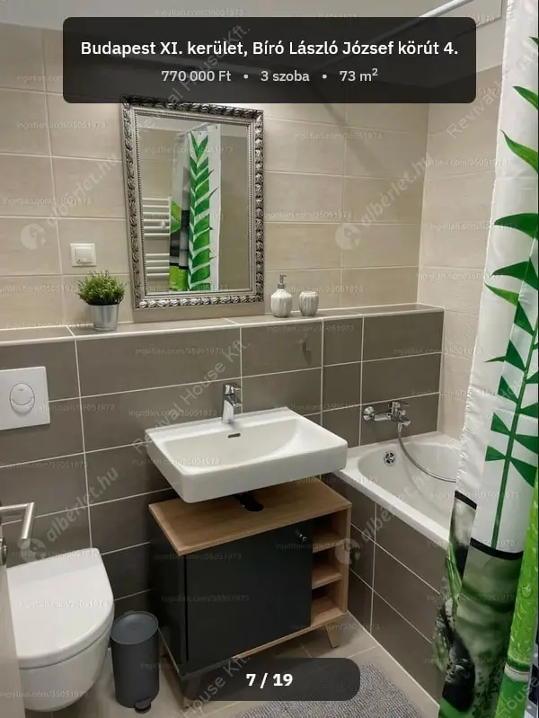 Kiadó albérlet 770000 Ft/hó áron: Budapest, XI. kerület  Bíró László József körút. Mérete: 73 nm, 3 szobás | Alberlet.hu - 6590946