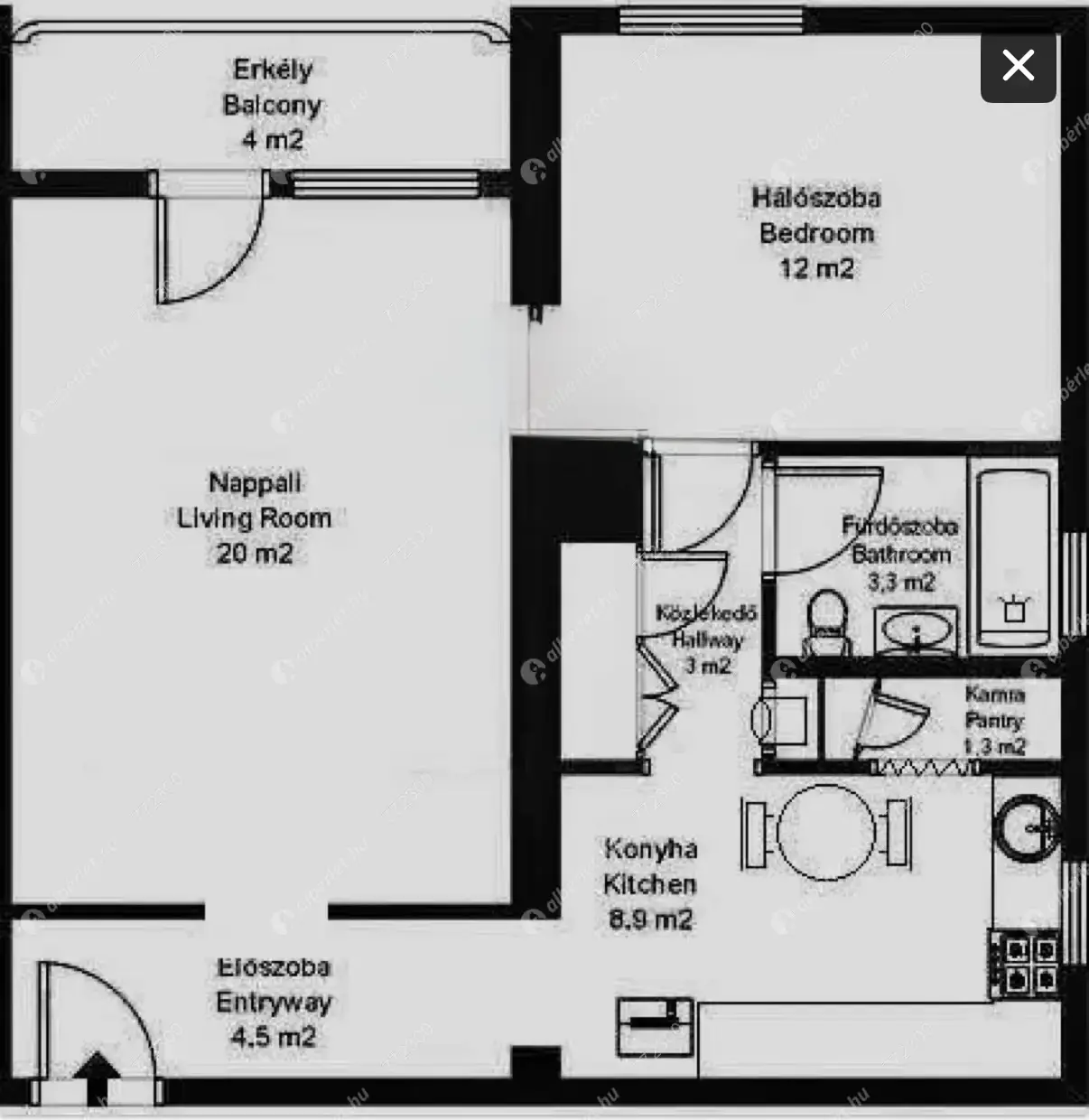 Kiadó albérlet 240000 Ft/hó áron: Budapest, XI. kerület  Bogdánfy utca. Mérete: 57 nm, 1 szobás | Alberlet.hu - 6627130