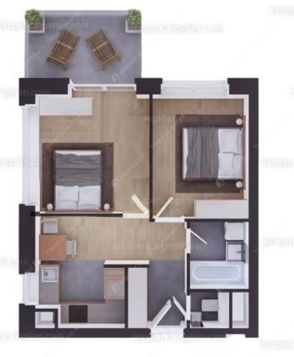 Kiadó albérlet 360000 Ft/hó áron: Budapest, XI. kerület  Budafoki út. Mérete: 55 nm, 3 szobás | Alberlet.hu - 6613040