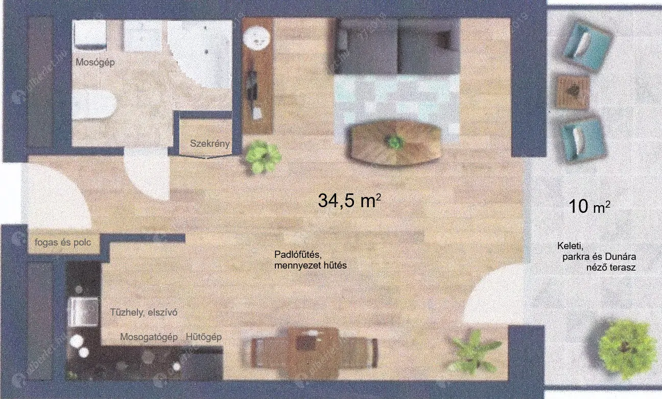 Kiadó albérlet 260000 Ft/hó áron: Budapest, XI. kerület  Garda utca. Mérete: 35 nm, 1 szobás | Alberlet.hu - 6602287