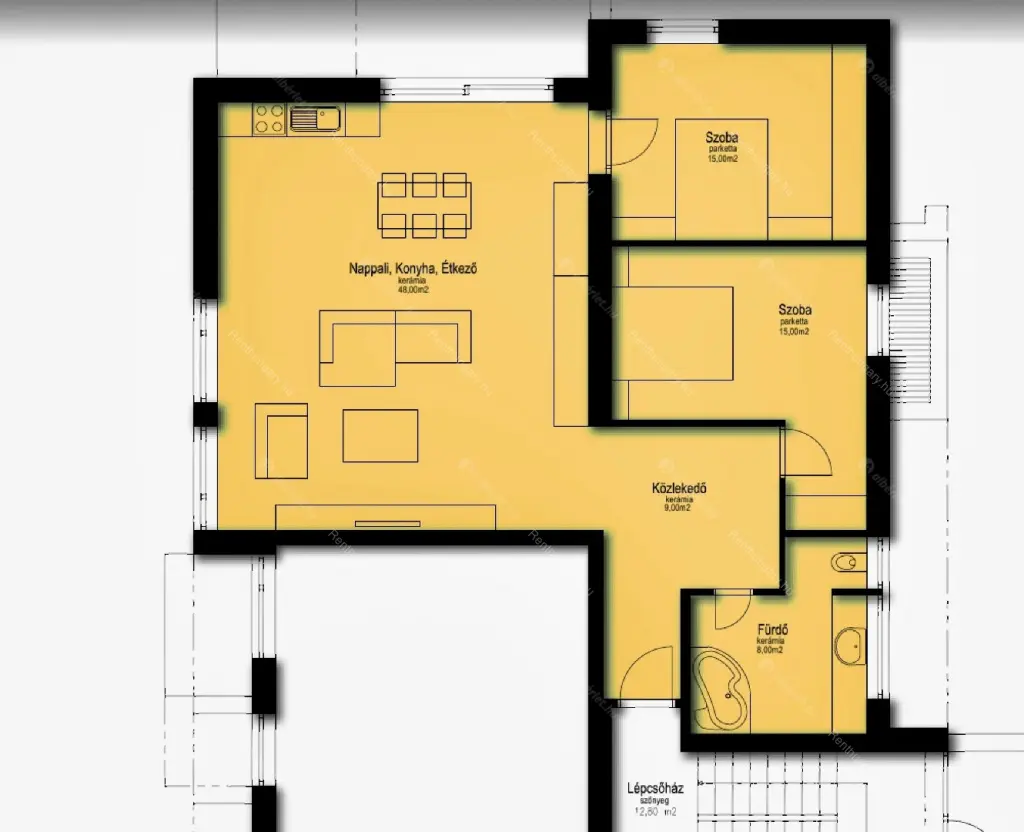 Kiadó albérlet 453000 Ft/hó áron: Budapest, XI. kerület  Gazdagréti út. Mérete: 98 nm, 3 szobás | Alberlet.hu - 6699512