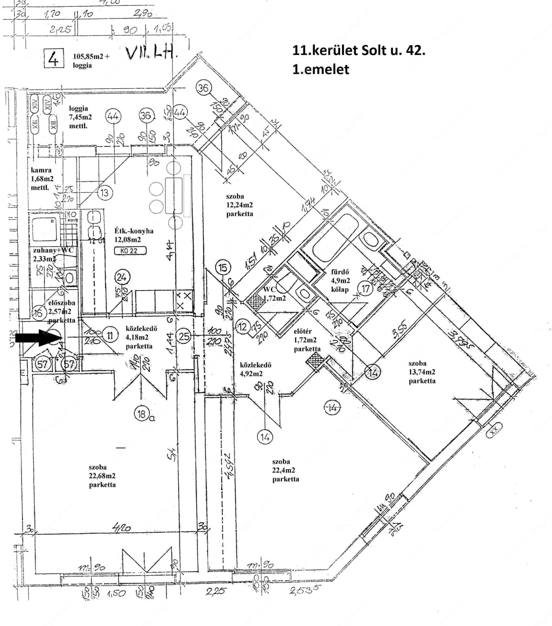 Kiadó albérlet 555000 Ft/hó áron: Budapest, XI. kerület  Solt utca. Mérete: 104 nm, 3 szobás | Alberlet.hu - 6626890