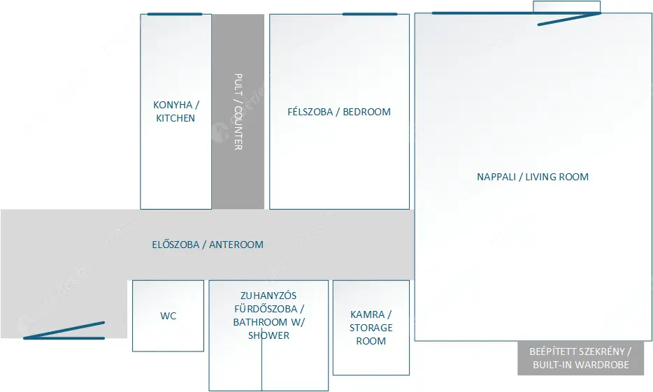 Kiadó albérlet 260000 Ft/hó áron: Budapest, XI. kerület  Szerémi út. Mérete: 44 nm, 1 szobás | Alberlet.hu - 6570393