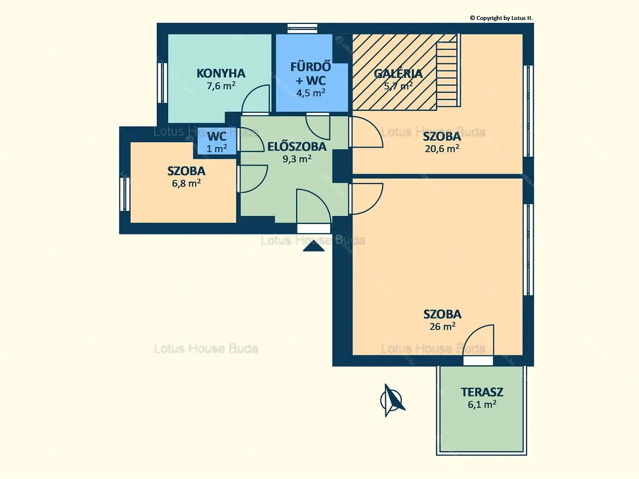 Kiadó albérlet 360000 Ft/hó áron: Budapest, XII. kerület  Böszörményi út. Mérete: 81 nm, 2 szobás | Alberlet.hu - 6667650