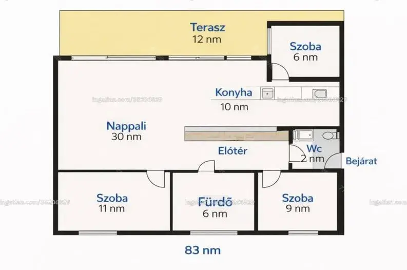 Kiadó albérlet 500000 Ft/hó áron: Budapest, XII. kerület  Denevér út. Mérete: 83 nm, 3 szobás | Alberlet.hu - 6678130