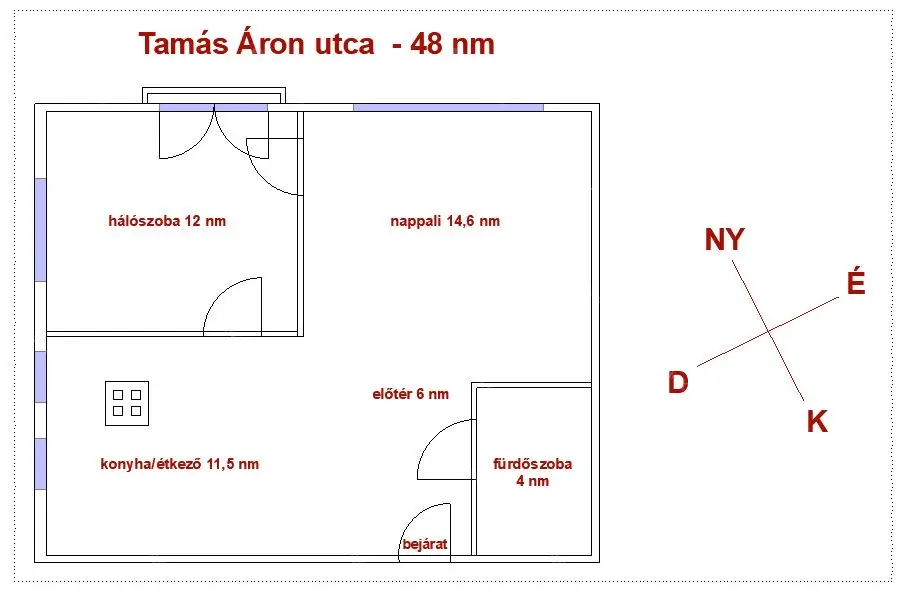 Kiadó albérlet 270000 Ft/hó áron: Budapest, XII. kerület  Tamási Áron utca. Mérete: 48 nm, 2 szobás | Alberlet.hu - 6677539