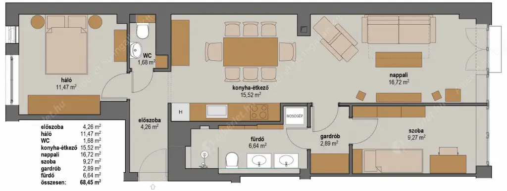 Kiadó albérlet 390000 Ft/hó áron: Budapest, XIII. kerület  Balzac utca. Mérete: 67 nm, 3 szobás | Alberlet.hu - 6563708