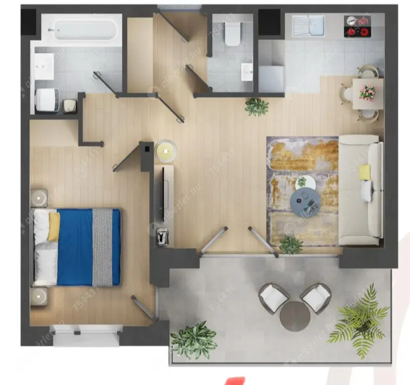 Kiadó albérlet 299000 Ft/hó áron: Budapest, XIII. kerület  Cserhalom utca. Mérete: 45 nm, 2 szobás | Alberlet.hu - 6353727