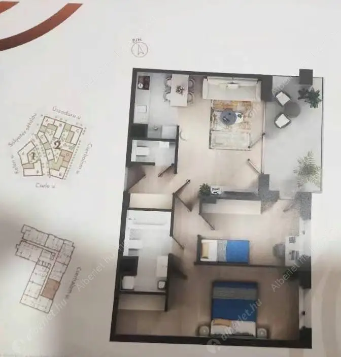 Kiadó albérlet 466000 Ft/hó áron: Budapest, XIII. kerület  Cserhalom utca. Mérete: 63 nm, 3 szobás | Alberlet.hu - 6524101