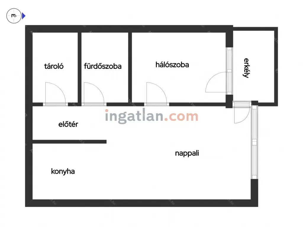 Kiadó albérlet 280000 Ft/hó áron: Budapest, XIII. kerület  Danubius utca. Mérete: 44 nm, 1 szobás | Alberlet.hu - 6668450