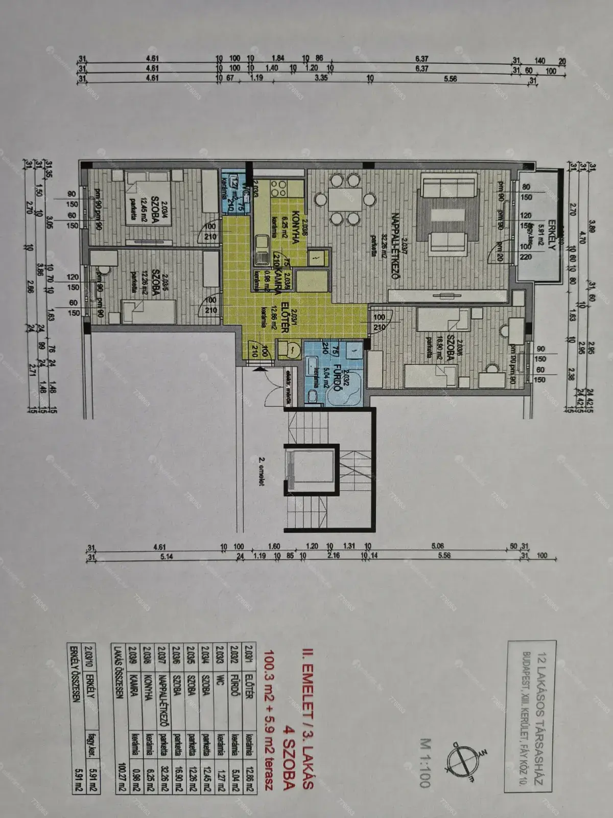 Kiadó albérlet 470000 Ft/hó áron: Budapest, XIII. kerület  Fáy köz. Mérete: 100 nm, 4 szobás | Alberlet.hu - 6686394