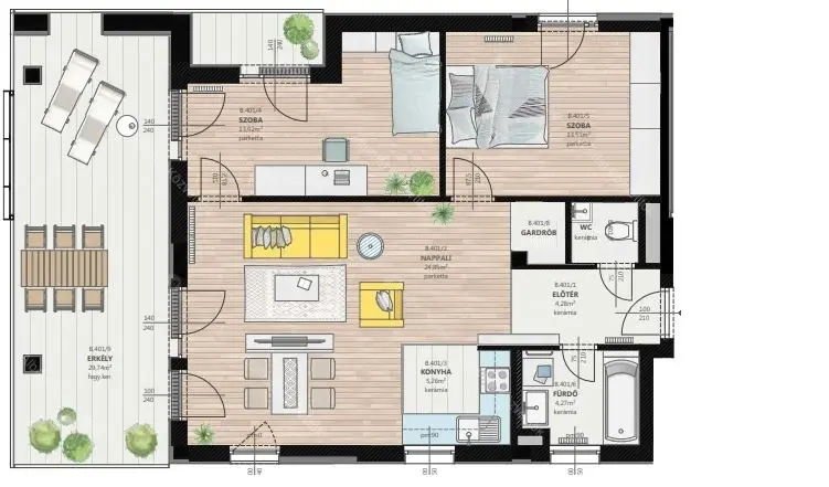 Kiadó albérlet 320000 Ft/hó áron: Budapest, XIII. kerület  Fáy utca. Mérete: 69 nm, 3 szobás | Alberlet.hu - 6810366