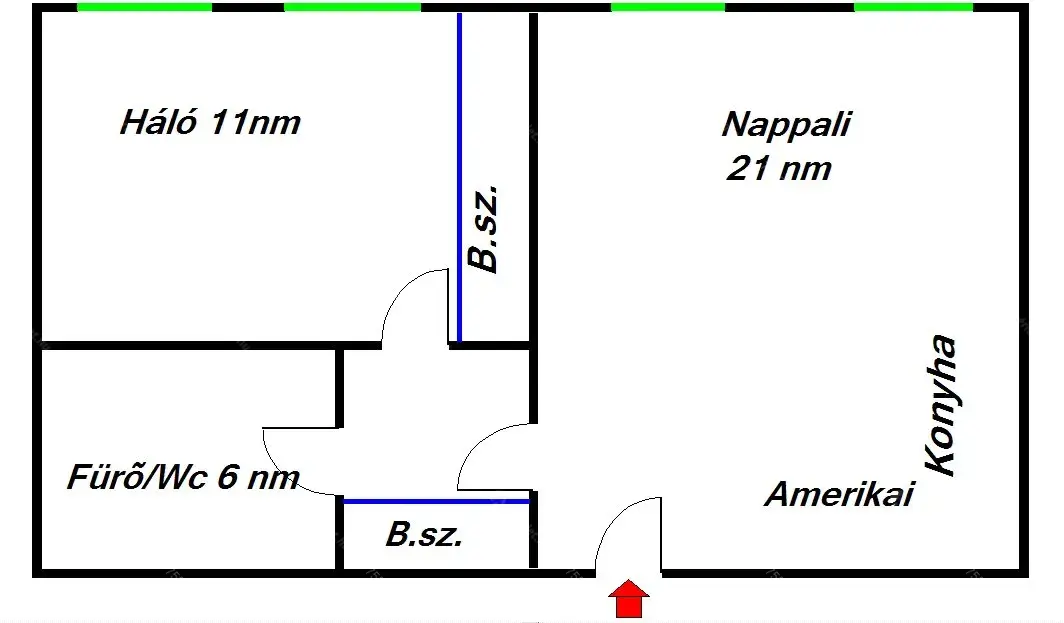 Kiadó albérlet 250000 Ft/hó áron: Budapest, XIII. kerület  Hajdú utca. Mérete: 40 nm, 1 szobás | Alberlet.hu - 6666522