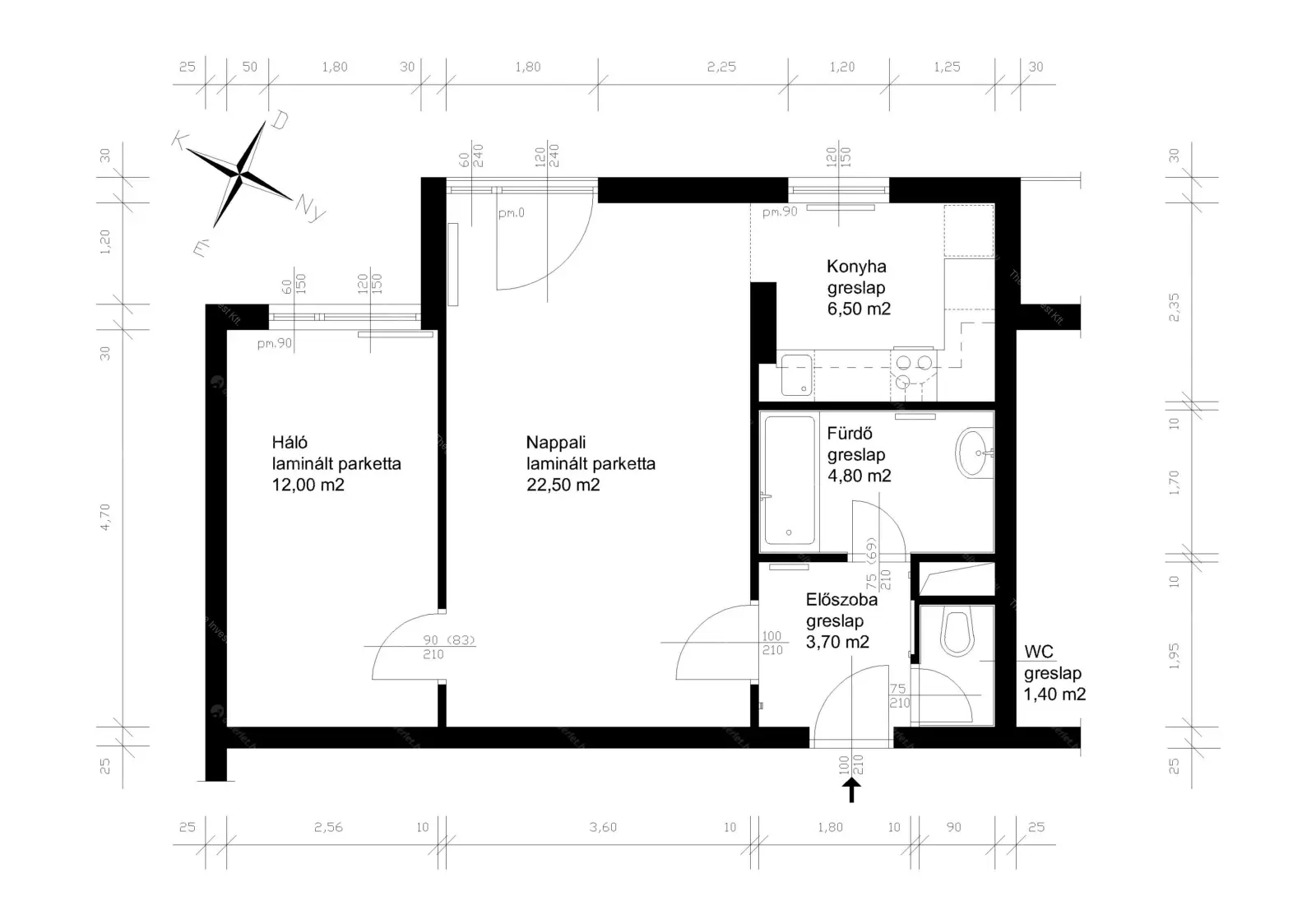 Kiadó albérlet 280000 Ft/hó áron: Budapest, XIII. kerület  Petneházy utca. Mérete: 51 nm, 1 szobás | Alberlet.hu - 6702763