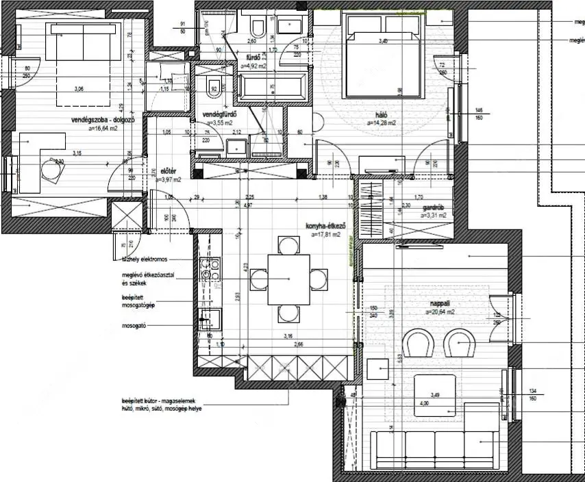 Kiadó albérlet 560000 Ft/hó áron: Budapest, XIII. kerület  Pozsonyi út. Mérete: 86 nm, 3 szobás | Alberlet.hu - 6240649