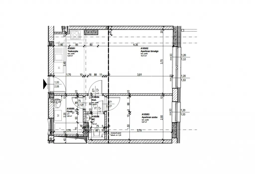 Kiadó albérlet 330000 Ft/hó áron: Budapest, XIII. kerület  Röppentyű utca. Mérete: 43 nm, 2 szobás | Alberlet.hu - 6666604