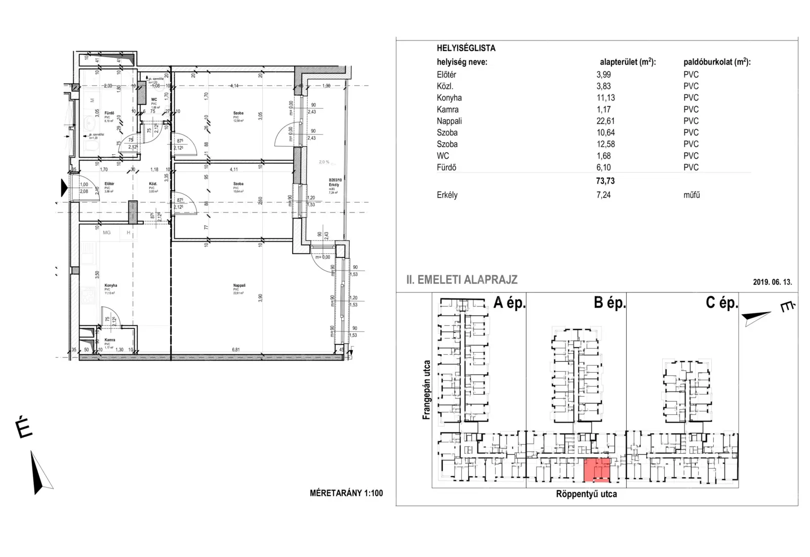 Kiadó albérlet 413000 Ft/hó áron: Budapest, XIII. kerület  Röppentyű utca. Mérete: 74 nm, 3 szobás | Alberlet.hu - 6701258