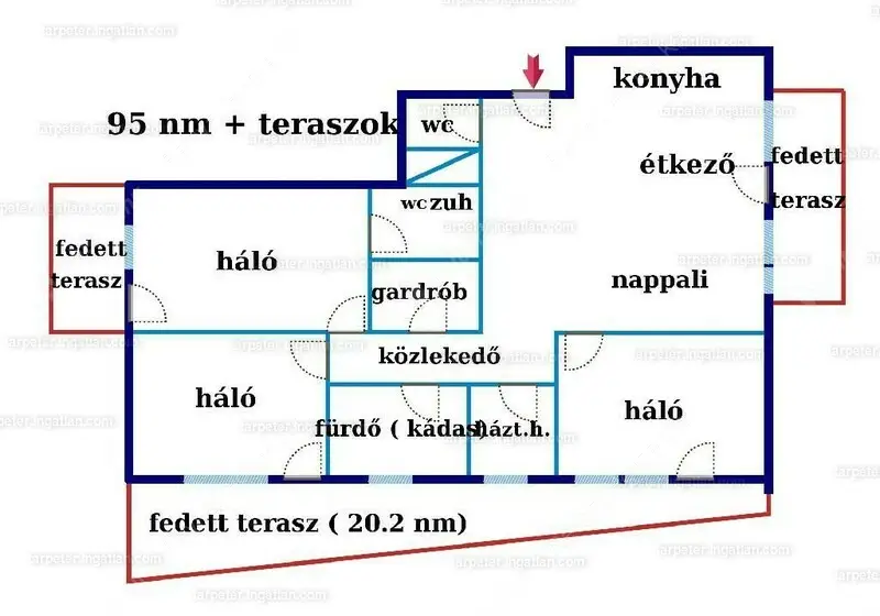 Kiadó albérlet 850000 Ft/hó áron: Budapest, XIII. kerület  Sólyatér utca. Mérete: 95 nm, 4 szobás | Alberlet.hu - 6315341