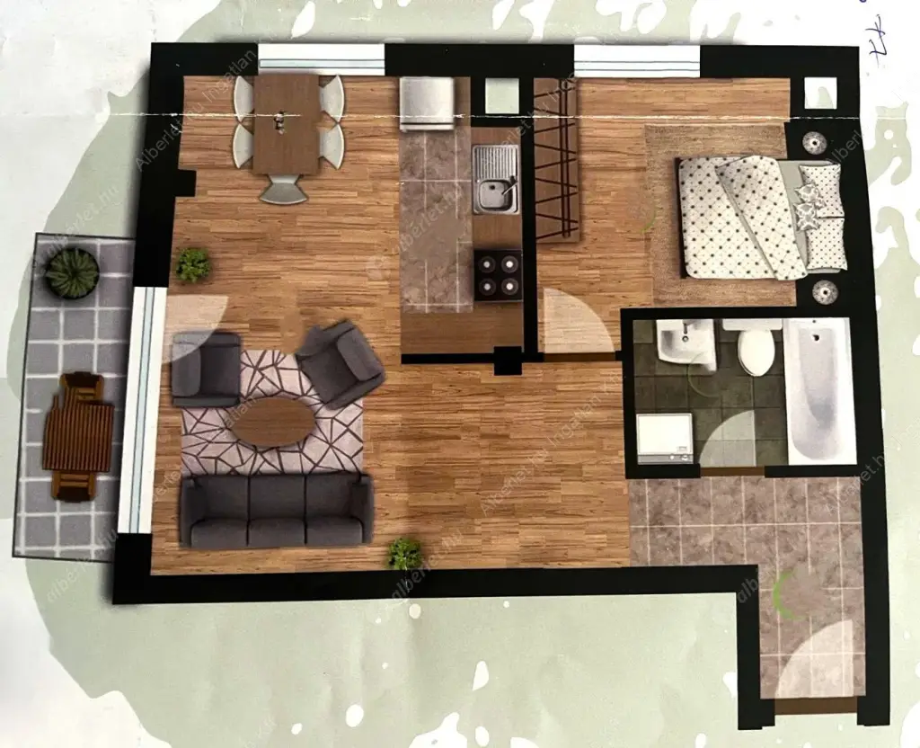 Kiadó albérlet 280000 Ft/hó áron: Budapest, XIII. kerület  Szegedi út. Mérete: 45 nm, 2 szobás | Alberlet.hu - 6608435