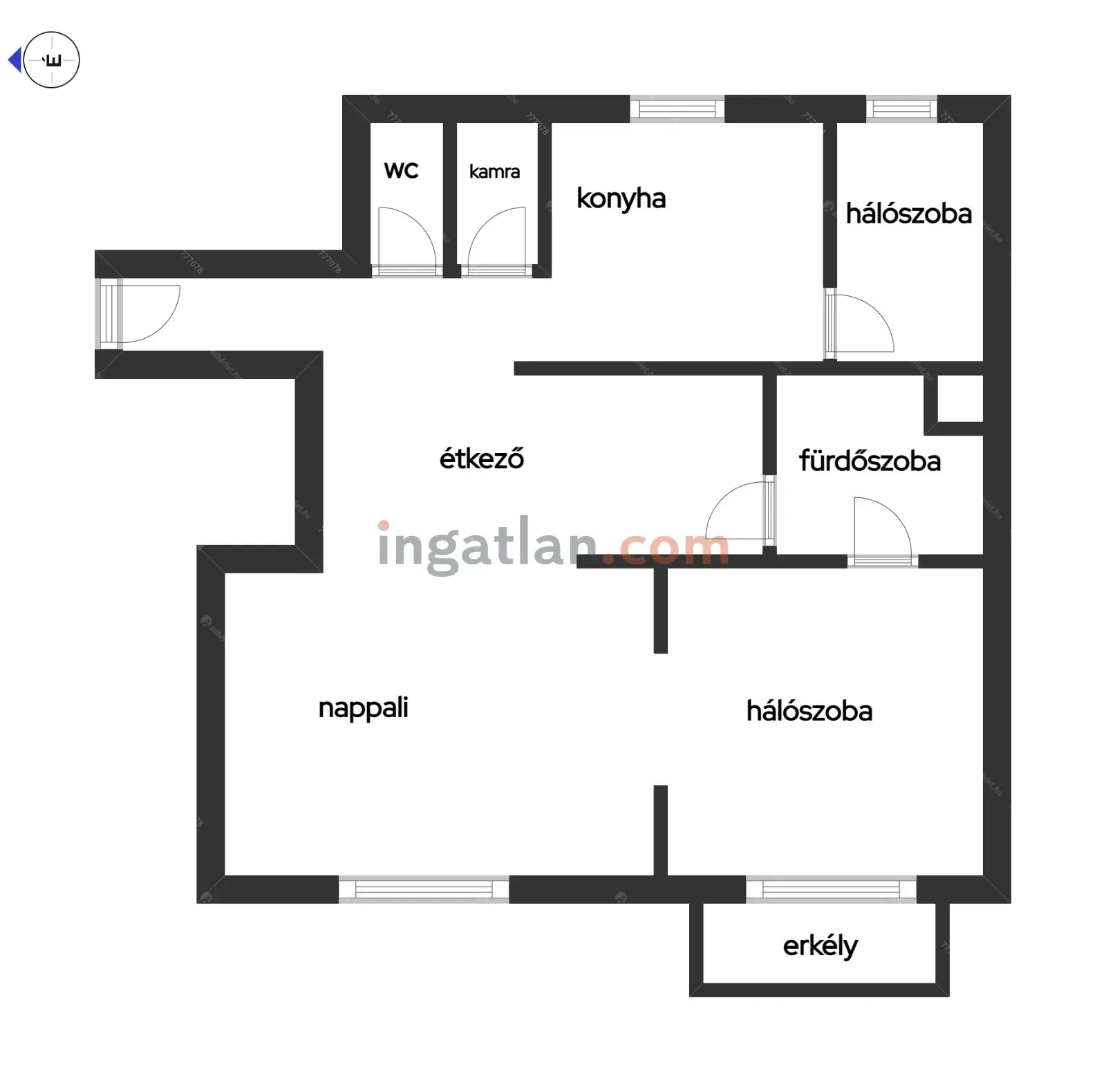 Kiadó albérlet 320000 Ft/hó áron: Budapest, XIII. kerület  Tátra utca. Mérete: 79 nm, 2 szobás | Alberlet.hu - 6702666