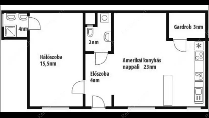 Kiadó albérlet 255000 Ft/hó áron: Budapest, XIII. kerület  Victor Hugo utca. Mérete: 51 nm, 2 szobás | Alberlet.hu - 6630981