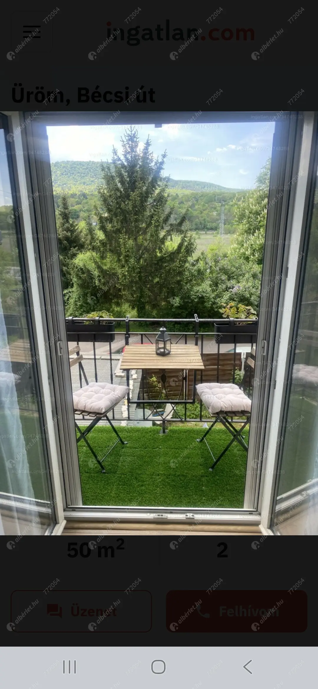 Kiadó albérlet 255000 Ft/hó áron: Üröm, III. kerület   Bécsi út . Mérete: 50 nm, 1 szobás | Alberlet.hu - 6603280